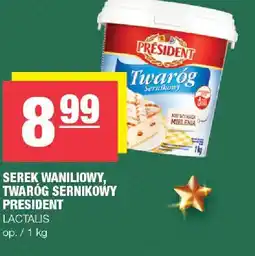 Spar Serek waniliowy, twaróg sernikowy President Lactalis oferta