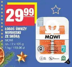 Spar Łosoś świeży Norweski ze skórą MOWI oferta