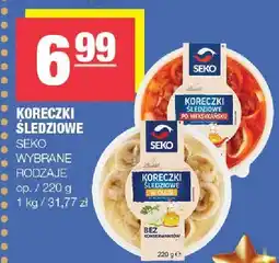 Spar Koreczki śledziowe SEKO wybrane rodzaje oferta