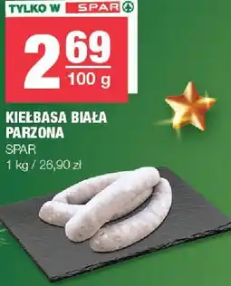 Spar Kiełbasa biała parzona SPAR oferta