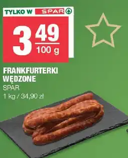 Spar Frankfurterki wędzone SPAR oferta