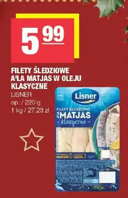 Spar Filety śledziowe a'la matjas w oleju klasyczne Lisner oferta