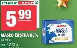 Spar Masło ekstra 83% Spar oferta