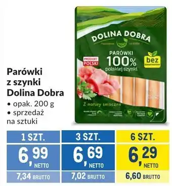 Parówki z szynki Dolina Dobra