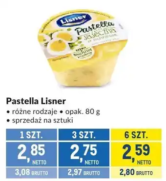 Pastella Lisner różne rodzaje