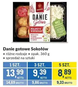 Makro Danie gotowe Sokołów różne rodzaje oferta