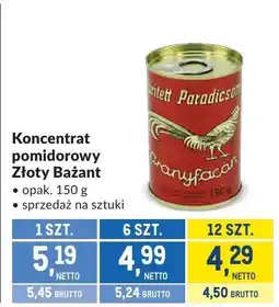 Makro Koncentrat pomidorowy Złoty Bażant oferta