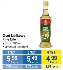 Makro Ocet jabłkowy Fine Life oferta