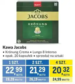 Makro Kawa Jacobs Krönung Crema • Lungo 8 Intenso oferta