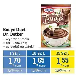 Makro Budyń Duet Dr. Oetker wybrane smaki oferta