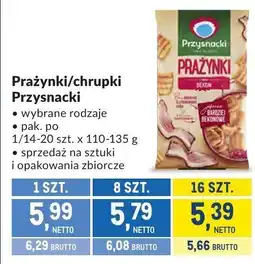 Makro Prażynki/chrupki Przysnacki oferta