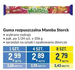 Makro Guma rozpuszczalna Mamba Storck oferta
