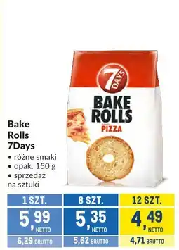 Makro Bułki Bake Rolls 7Days Pizza różne smaki oferta