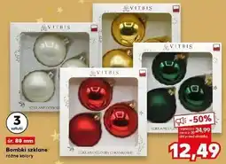 Kaufland Bombki szklane (różne rodzaje) oferta