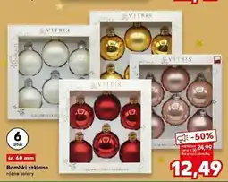 Kaufland Bombki szklane, śr. 60 mm oferta