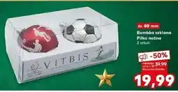 Kaufland Bombka szklana, piłka nożna oferta