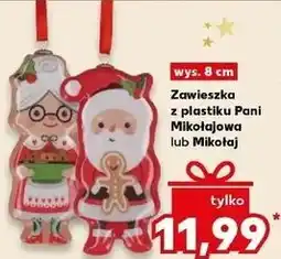 Kaufland Zawieszka z plastiku Pani Mikołajowa lub Mikołaj oferta
