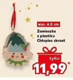 Kaufland Zawieszka z plastiku chłopiec skrzat oferta