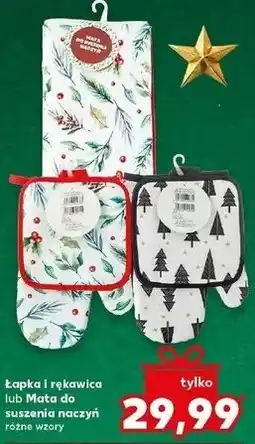 Kaufland Łapka i rękawicą lub Mata do suszenia naczyń oferta