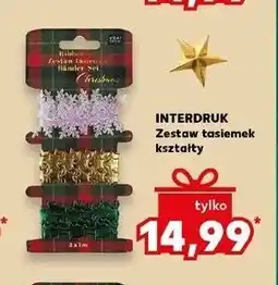 Kaufland Zestaw tasiemek kształty oferta