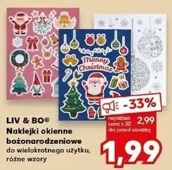 Kaufland Naklejki okienne bożonarodzeniowe oferta