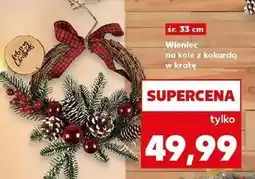 Kaufland Wieniec na kole z kokardą w kratę oferta