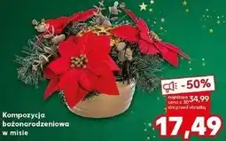 Kaufland Kompozycja bożonarodzeniowa w misie oferta