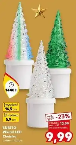 Kaufland Wkład LED Choinka oferta