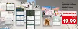 Kaufland kalendarz ścienny z kieszonką, Kalendarz trójdzielny lub kalendarz ścienny planszowy oferta