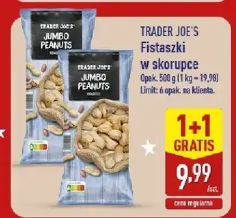 Fistaszki w skorupce Jumbo Peanuts 1+1 GRATIS Trader Joe's