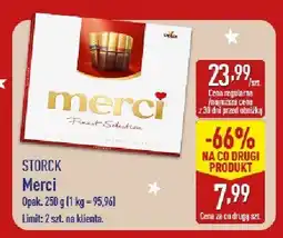 ALDI Czekolada STORCK Merci oferta