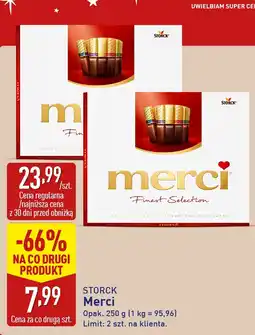 ALDI Praliny Merci Finest Selection Storck oferta