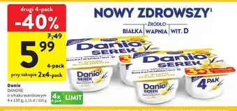 Jogurt Danio o smaku waniliowym DANONE