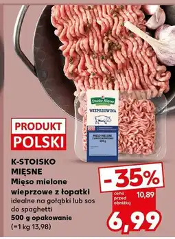 Kaufland Mięso mielone wieprzowe z łopatki K-Stoisko Mięsne oferta
