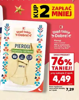 Kaufland Pierogi z kapustą i grzybami Stąd Takie Dobre! oferta