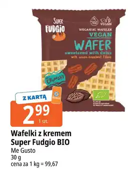 E.Leclerc Wafelek z kremem Super Fudgio BIO Me Gusto oferta