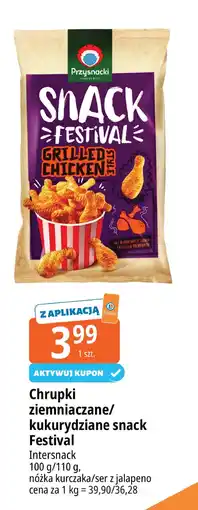 E.Leclerc Chrupki ziemniaczane/kukurydziane snack Festival Intersnack oferta