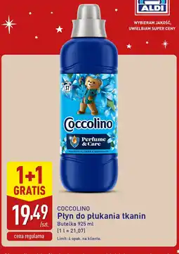 ALDI Płyn do płukania tkanin Coccolino 925 ml oferta
