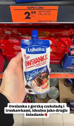 Biedronka Owsianka z gorzką czekoladą i truskawkami Lubella oferta