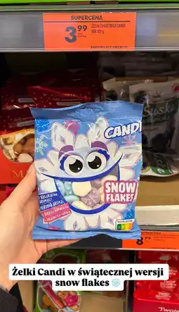 Biedronka Żelki Christmas Snow Flakes Candi oferta