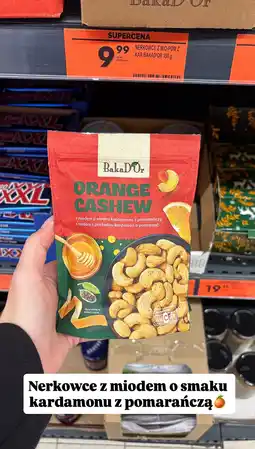 Biedronka Nerkowce z miodem o smaku kardamonu z pomarańczą BakaD'Or oferta