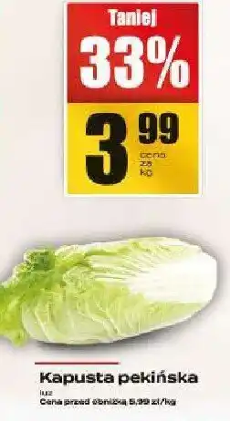 Supeco Kapusta pekińska Supeco oferta