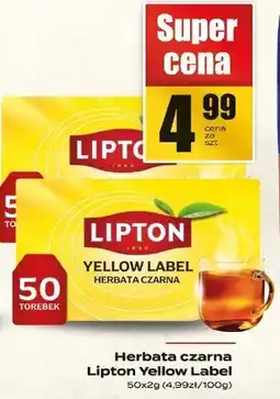 Supeco Herbata czarna Lipton Yellow Label oferta