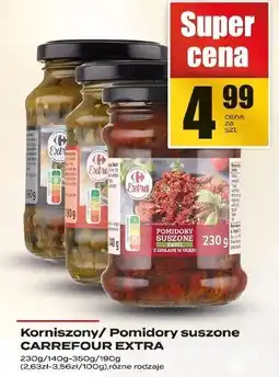 Supeco Korniszony/Pomidory suszone CARREFOUR EXTRA oferta