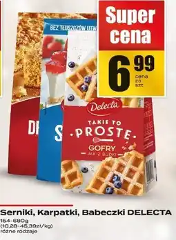 Supeco Serniki, karpatki, babeczki DELECTA oferta
