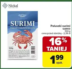 Carrefour Market Paluszki surimi GARSO o smaku krabowym oferta