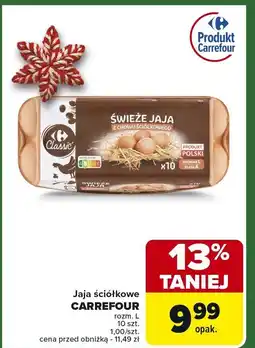 Carrefour Market Jaja ściółkowe Carrefour Classic oferta
