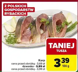 Carrefour Karp tusza z polskich gospodarstw rybackich Carrefour oferta