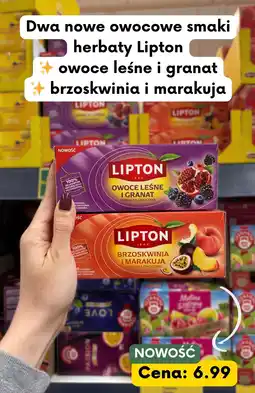 Kaufland Herbata owoce leśne i granat Lipton oferta
