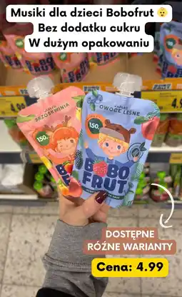 Kaufland Mus owoce leśne Bobofrut oferta